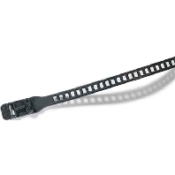 Cable tie 7x260mm black Softfix S (quantity: 12)