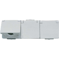 SCHUKO-Steckdose 3-fach 16A 250V 623 NAW