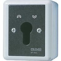 Push button 1 change-over contact grey 833.18 G
