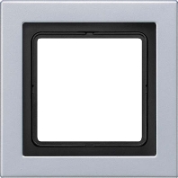 Frame 1-gang aluminium ALD 2981
