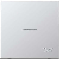Wippe gepr�gtes Symbol Licht aluminium AL 2990 KO5 LP