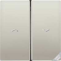 Wippe 2-f gepr�gtes Symbol Jalousie aluminium AL 2995 PP