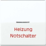 Wippe Aufs.Heizung/Notsch. f�r beleuchtb.Taster AS 591 H WW