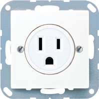 Socket outlet (receptacle) NEMA white A 521-15 WW