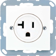 Socket outlet (receptacle) NEMA white A 521-20 WW