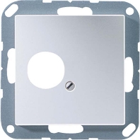 Abdeckung alu f�r 2 Kleinst.Dosen A 562 AL
