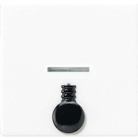 Wippe abt.Symbol LICHT aws f�r Kontrollschalter A 590 L1KO WW