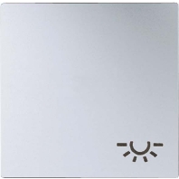 Wippe Symbol LICHT alu f�r Schalter/Taster A 590 L AL