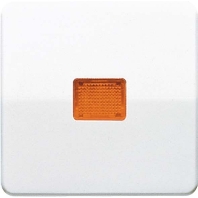 Cover plate for switch/push button grey CD 590 KO LG