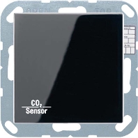 KNX CO2-Sensor, RT-Regler Luftfeuchtesensor sw CO2 A 2178 SW