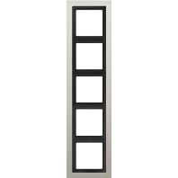 Rahmen 5-fach eds lack waage/senkrecht ESD 2985-L