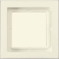 Frame 1-gang cream white LSD 981 W