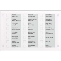 EIB, KNX signaling and control panel with logic functions, white glass, MBT 2424 WW