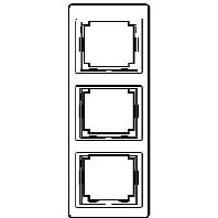 Rahmen 3-fach aws senkrecht SL 583 WW