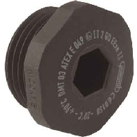 Plug for cable screw gland M63 8841.63