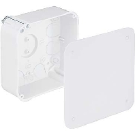 Hollow wall mounted box 107x107mm D=35mm 9195-77