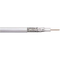 Coaxial cable 75Ohm white LCD 89/100m