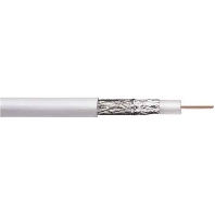 Coaxial cable 75Ohm white LCD 90/100m