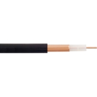 Coaxial cable 75Ohm black LCM 50