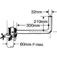 Supporting bracket for antenna ZTA 12