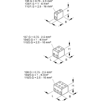 Terminal strip 2-p 137.G