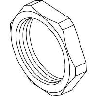 Locknut for cable screw gland M12 1420M12