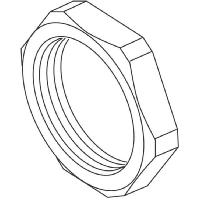 Locknut for cable screw gland M12 3420M12