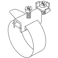 Earthing pipe clamp 17,5...48mm 37/1