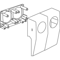 Empty box for skirting duct RAL9001 5002.6