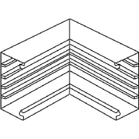 Inner elbow for device mount wireway BI1058.3