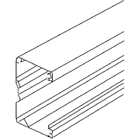 Wall duct 105x66mm RAL9010 BU651058.3