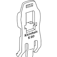 Cable clip for wireway K60