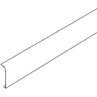 Cover for skirting duct 70x20mm SD70.3