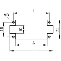 Pin insert for connector 3p H-A 3 SS