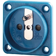 Equipment mounted socket outlet with 11611