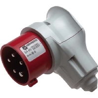 CEE plug 16A 5p 6h 400 V (50+60 Hz) red 3982