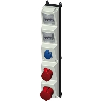 CEE-Socket combination wall mount IP44 960010