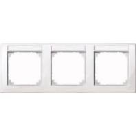 Frame 3-gang white 471319