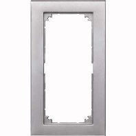 Frame 1-gang aluminium 488860