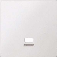 Cover plate for switch/push button white MEG3380-0419
