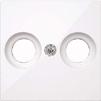 Zentralplatte aws/gl f�r Antennendose MEG4122-0325