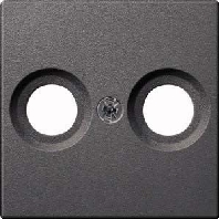 Zentralplatte anth f�r Antennendose MEG4122-0414
