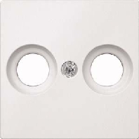 Zentralplatte pws f�r Antennendose MEG4122-0419