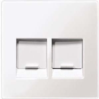Zentralplatte 2f.pws/gl f�r Modular-Jack MEG4562-0319