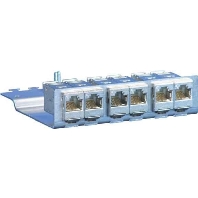 Patch panel copper 6x RJ45 8(8) 130B11P2-E