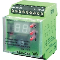 Phase monitoring relay 80...400V ASD-C18 230VAC2We9,9