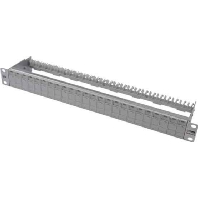 24-port panel E-DAT module 1U equipped, light gray, TN E-DATmod MP24