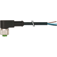 M12-Buchse gewinkelt 5m 4x0,34qmm sw 7000-12341-6140500