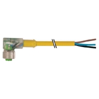 M12 Bu gew. mit LED frei. Leitungsende 7000-12421-2341000
