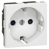 Socket outlet (receptacle) white 077213